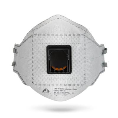 Респиратор трехпанельный с угольным слоем (FFP2 NR D) JM-9326 Micron Flex Респиратор трехпанельный с угольным слоем (FFP2 NR D) JM-9326 Micron Flex