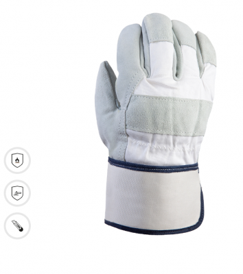 Комбинированные перчатки из кожи и хлопка JETA SAFETY JSL601 Sigmar Frost Комбинированные перчатки из кожи и хлопка JETA SAFETY JSL601 Sigmar Frost