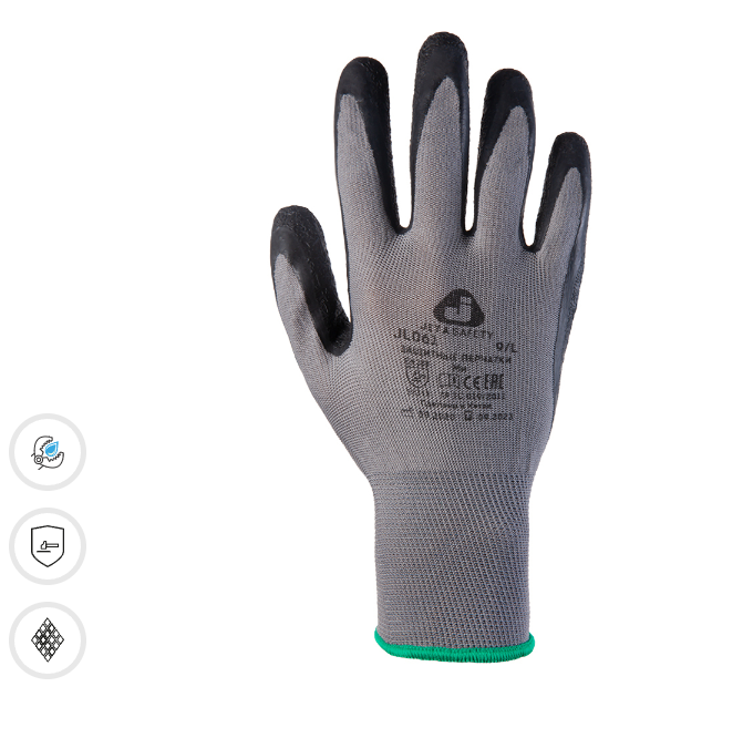 Защитные перчатки с латексным покрытием JETA SAFETY JL061 Защитные перчатки с латексным покрытием JETA SAFETY JL061