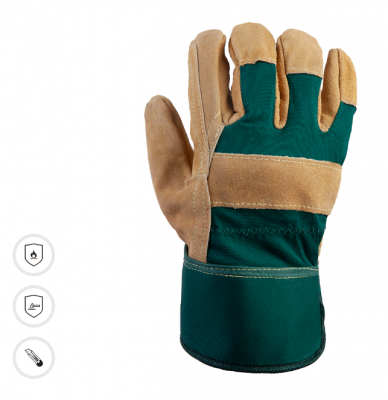 Комбинированные перчатки из кожи и хлопка JETA SAFETY JSL501 Sigmar Comfort Комбинированные перчатки из кожи и хлопка JETA SAFETY JSL501 Sigmar Comfort