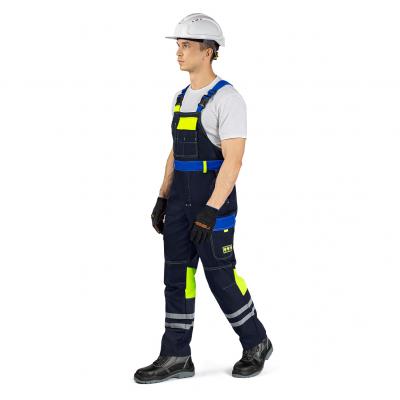 Полукомбинезон МастАнтистат, т-синий/василек/лайм, тк. смесовая, муж. Полукомбинезон МастАнтистат, т-синий/василек/лайм, тк. смесовая, муж.