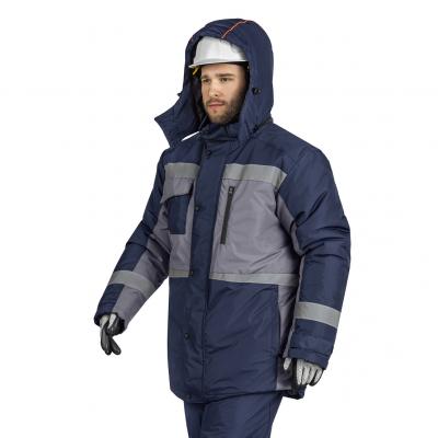 Куртка ФРЕЙЗЕР утеплен. Тн 3.4 (IV и «особый» кл. пояс), т-синий/серый, муж. Куртка ФРЕЙЗЕР утеплен. Тн 3.4 (IV и «особый» кл. пояс), т-синий/серый, муж.